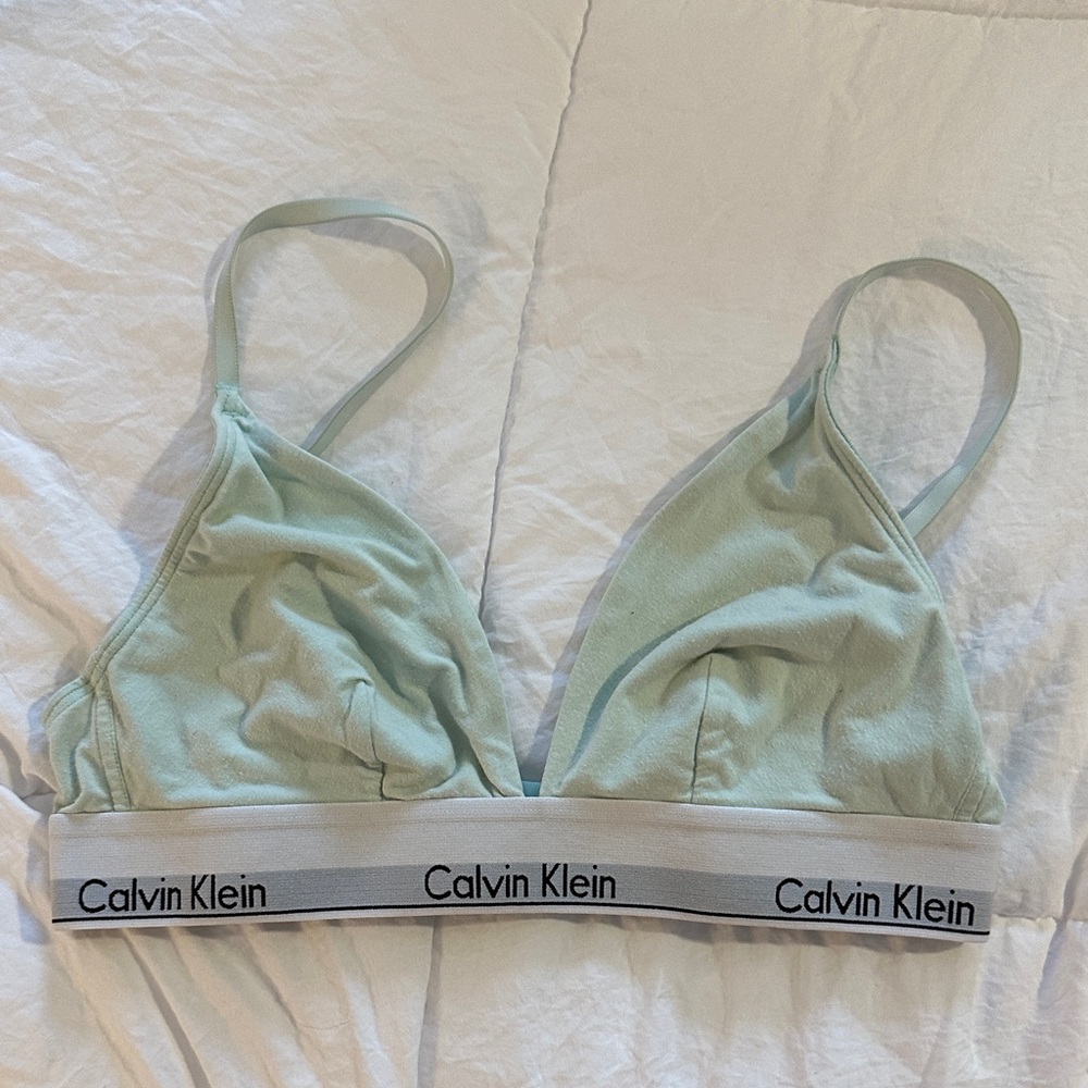 Calvin Klein Mint Green Bralette